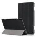 MCC For Lenovo Tab P11 PU Smart PU Leather Case Cover 11" TB-J606F J606 Skin [Black]