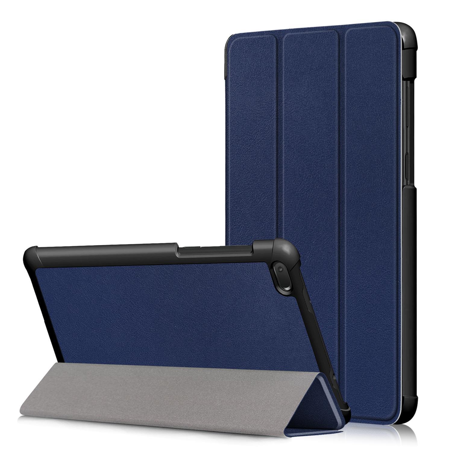MCC For Lenovo Tab E8 PU Leather Case Cover TB-8304F/I/X Skin 8" E [Dark Blue]