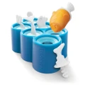 GENUINE Zoku Slow Pops - Fish pops - Set of 6 Ice Lolly moulds with drip guards