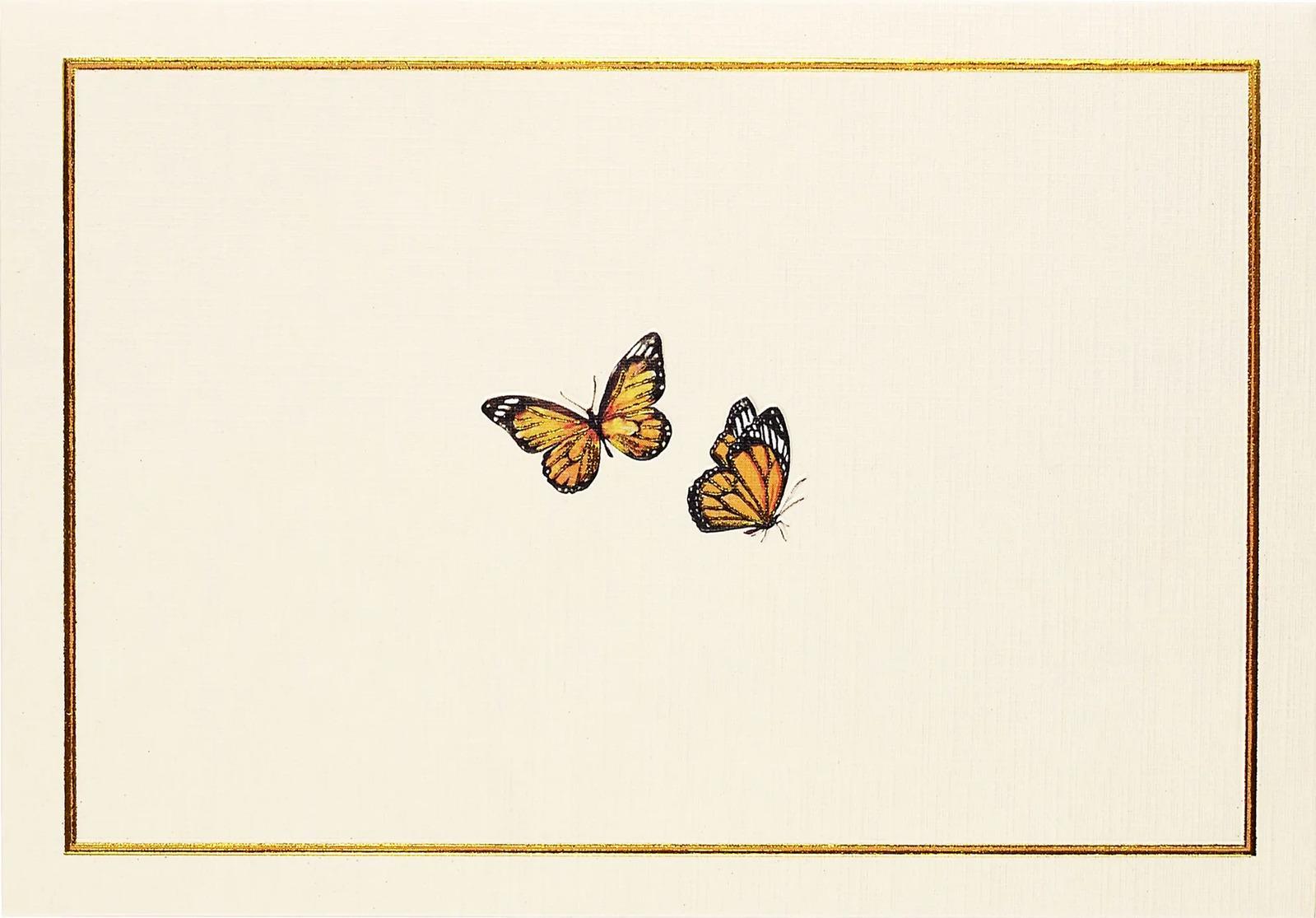 Peter Pauper Press Boxed Blank Note Cards - Monarch Butterflies 339010