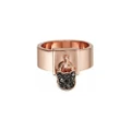 Karl Lagerfeld Ladies' Stainless Steel Pink Ring 5512318 (Size 18)