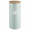 Typhoon Living 2.5L Metal Pasta Storage Canister Container w/ Bamboo Lid Blue