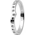 Skagen Ladies' Silver Steel Ring JRSS024SS5 (Size 10)