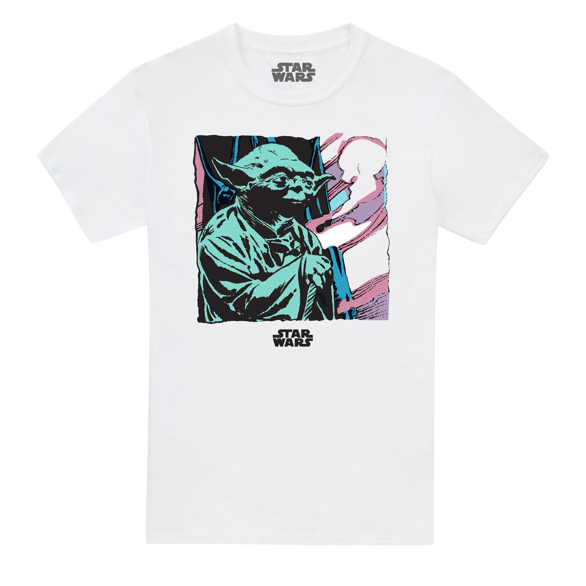 Star Wars Mens Jedi Legend Yoda T-Shirt (White) (XL)