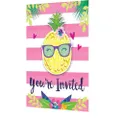 Creative Party Pineapple Invitations (Pack of 8) (Multicoloured) (One Size)