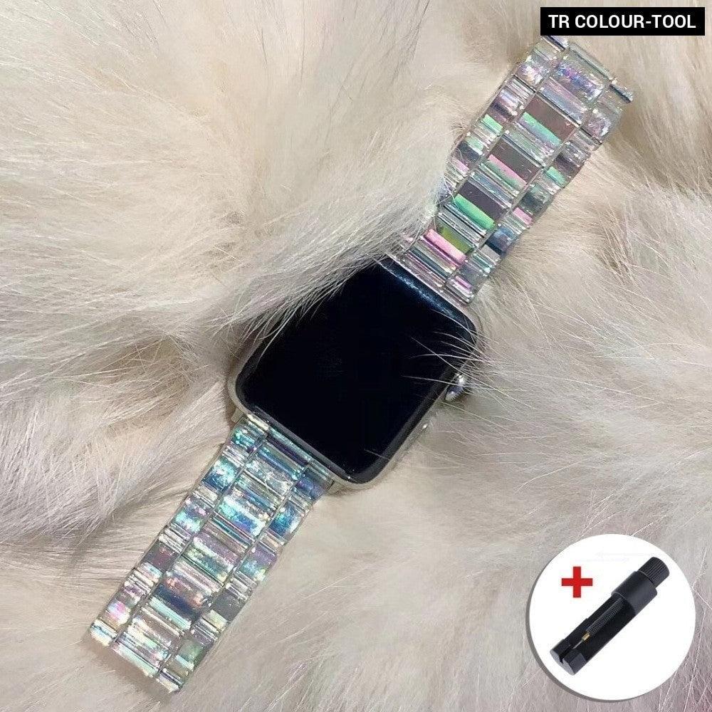 Resin Transparent Bracelet Strap For Apple