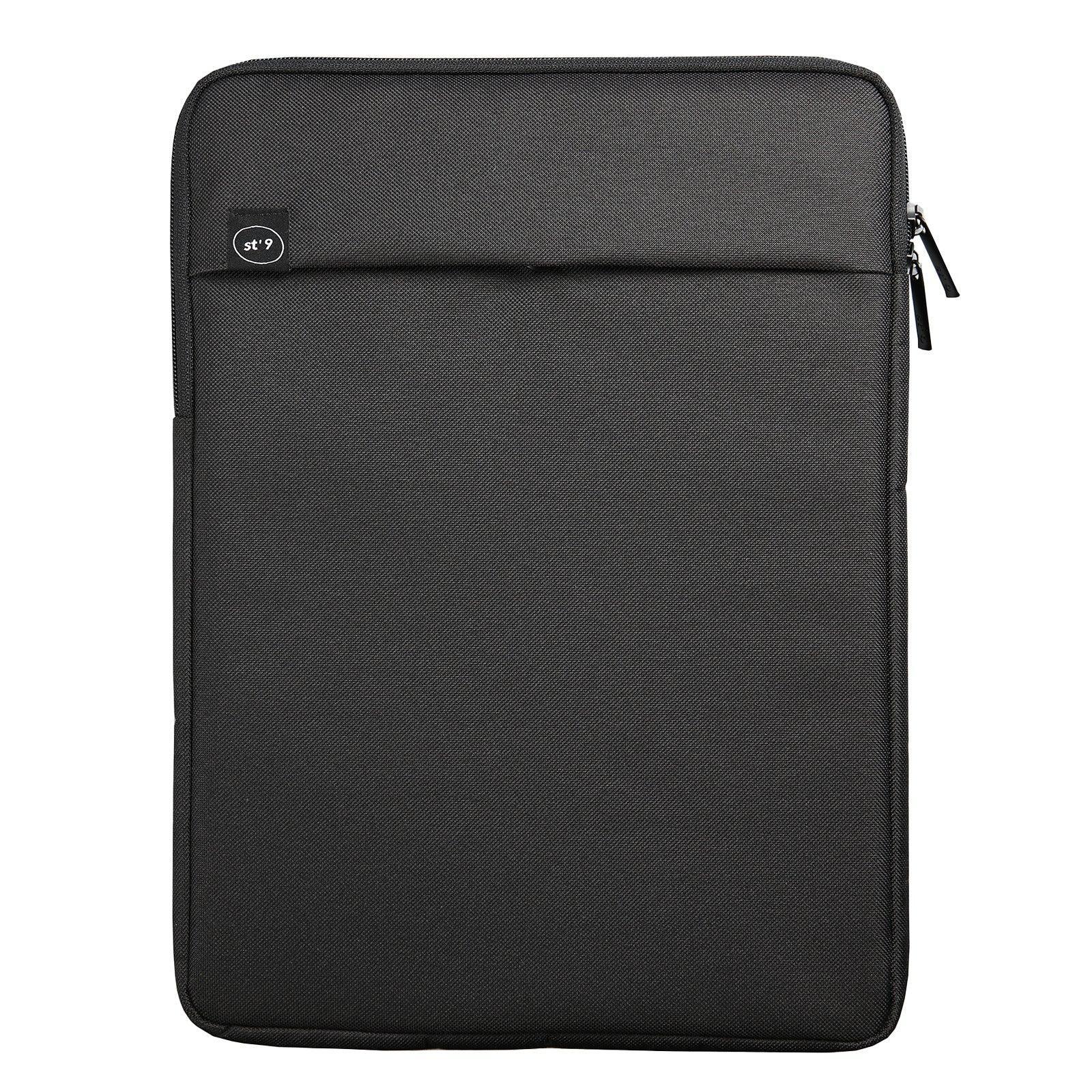 St'9 Xl Size 15.6/16 Inch Black Laptop Sleeve Padded Travel Carry Case Bag Luke