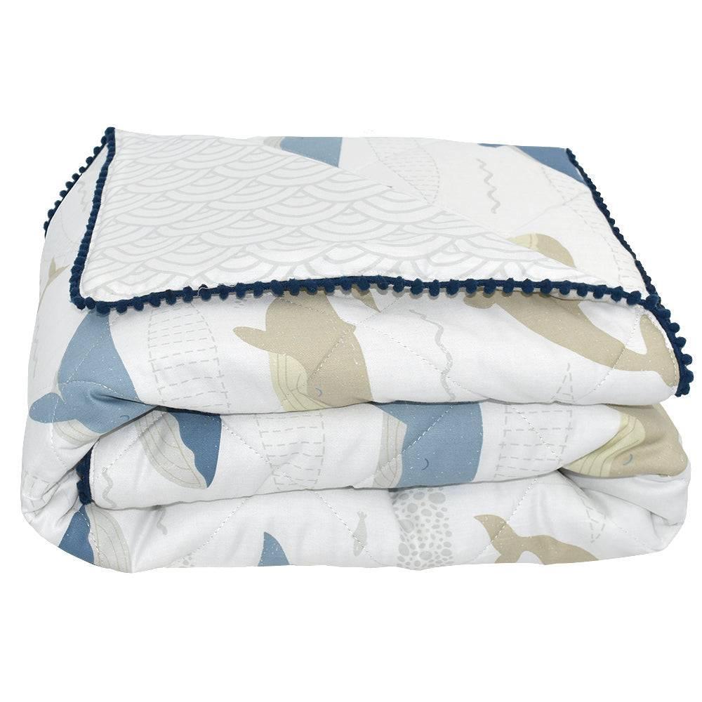 Living Textiles | Quilted Cot Comforter - Oceania