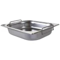 Vogue Stainless Steel 1/2 Gastronorm Tray with Handles 65mm