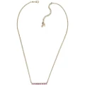 Adore Ladies' Necklace 5303102 - Elegant Pink Metal Necklace for Women (25 cm)