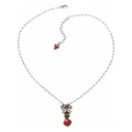 Elegant Ladies' Necklace: Guess UBN12020 (45 cm) - Bee Design, Crystal Insets, Metal, for Women, Silver