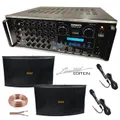 Sonken KA-13 Karaoke Mixing Amplifier + CS-450 (10") Speakers - Special Package Deal