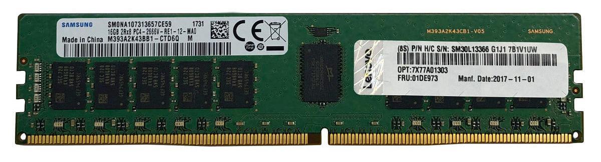 Lenovo ThinkSystem 16GB(2x8) TruDDR4-3200 RDIMM Memory [4X77A08632]
