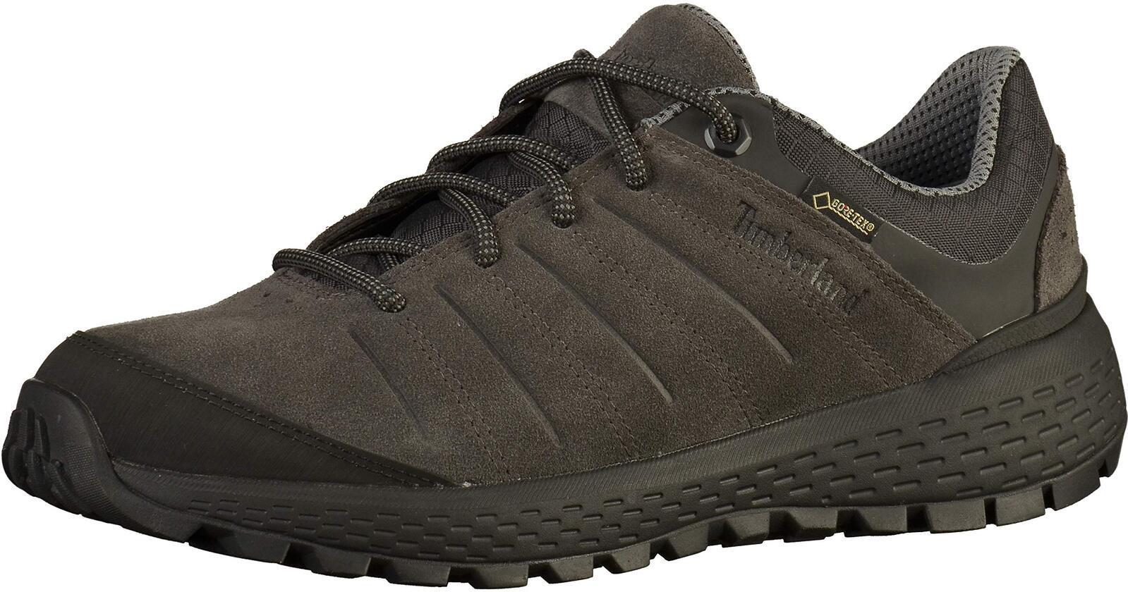 Timberland Mens Gore-Tex Parker Ridge Low Hiker Waterproof Boots Shoes - Dark Grey Suede - US 10