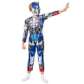 Anime Optimus Prime Cosplay Costume Movie American Kids Boys Super Heroes Full BodySuits For Halloween Carnival Party Suit (Size:100)