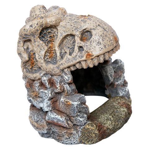 Aqua One Dinosaur Cave Skull Medium 13.5x10.5x13.5cm Ornament (37363)