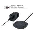 3SIXT Fast Wall AC Charger w/ Qi Wireless Pod / Pad QC3 AC 7.5W / 15W 3S-1047