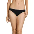 10 x Bonds Womens Active Seamfree Bikini Sport Undies Underwear Black Wx84
