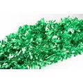 50 X Christmas Tinsel Thick Xmas Garland Tree Decorations - Green