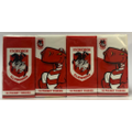 St George Illawarra Dragons NRL Mascot Pocket Tissues - 4 Pack