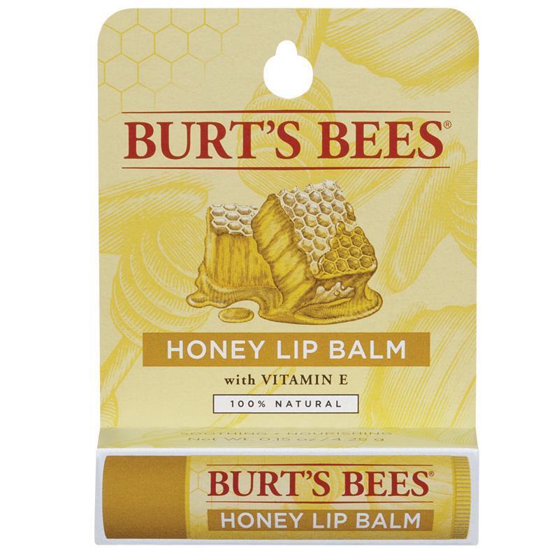 BURT'S BEES HONEY MOISTURISING SOFTEN DRY LIPS COSMETICS MATTE LIP BALM 4.25g