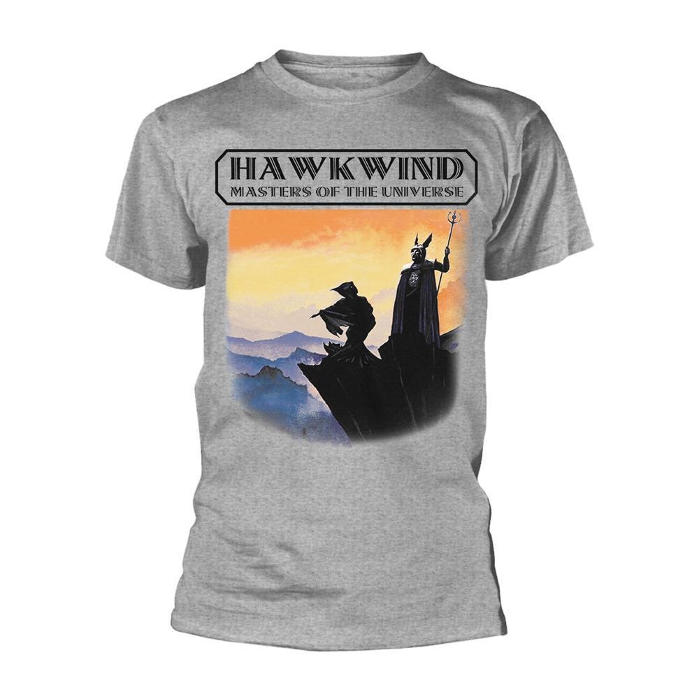 Hawkwind Unisex Adult Masters Of The Universe T-Shirt (Grey) (S)