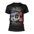 Earth Vs. The Flying Saucers Unisex Adult Poster T-Shirt (Black) (M)