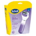 Scholl ExpertCare File and Smooth 2 in 1 Electronic Foot File System