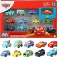 Disney CarsMini racers 5-Metal Material Lightning McQueen 10-Pack Ages 3+ Toy Car