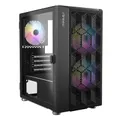 [NX200M-RGB] NX200M RGB Mid Tower Gaming Case, Large Mesh Front Micro-ATX Mini Tower