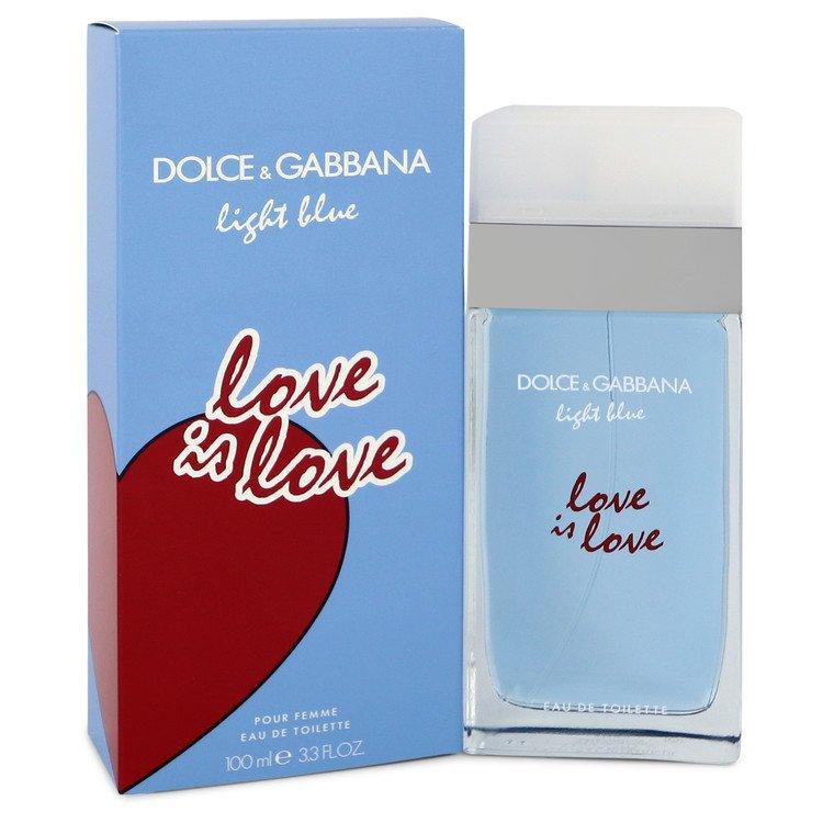 Light Blue Love Is Love Eau De Toilette Spray By Dolce & Gabbana - 4.2 oz Eau De Toilette Spray