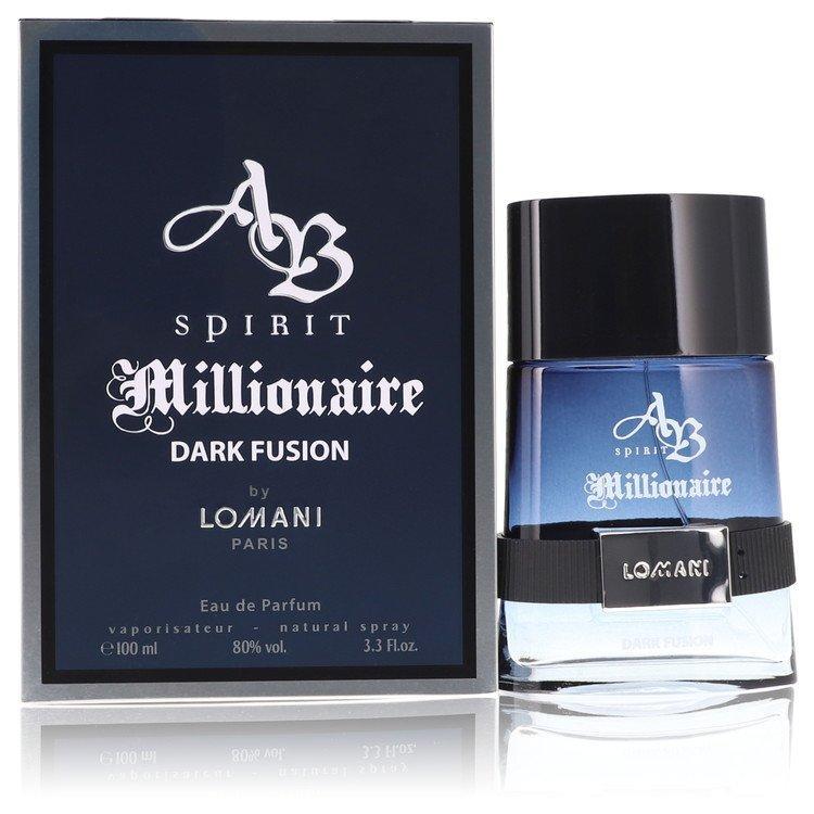 Spirit Millionaire Dark Fusion Eau De Parfum Spray By Lomani 100 ml - 3.3 oz Eau De Parfum Spray