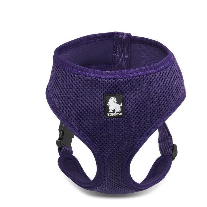 Truelove Everyday Dog Adjustable Lightweight Skippy Pet Harness Purple L