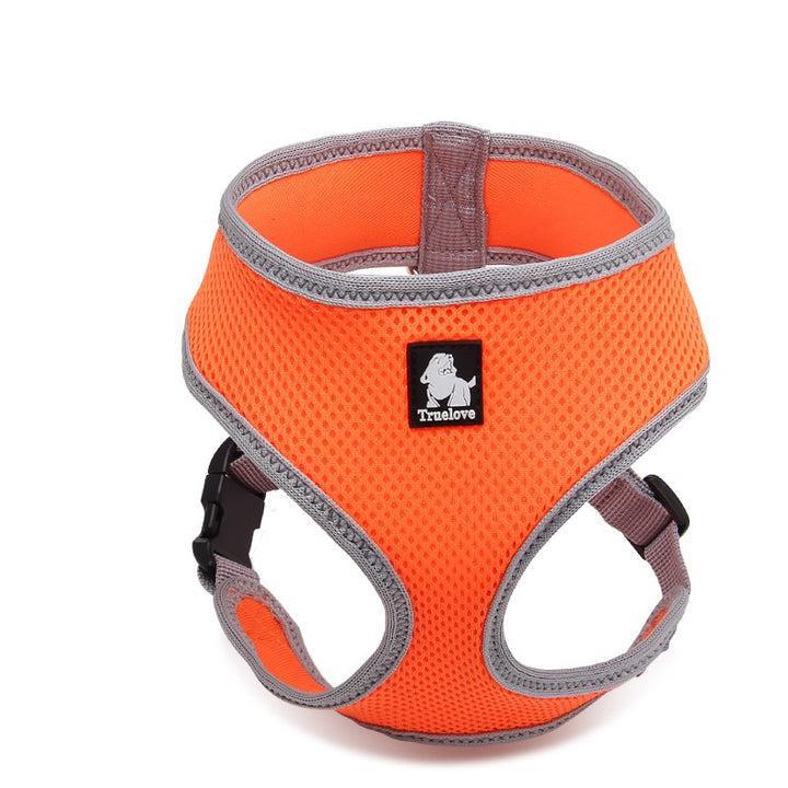 Truelove Everyday Dog Adjustable Lightweight Skippy Pet Harness Orange M