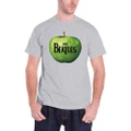 The Beatles Unisex Adult Apple Logo T-Shirt (Grey) (XXL)