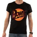 David Bowie Unisex Adult Diamond Dogs Embellished Logo T-Shirt (Black) (XL)