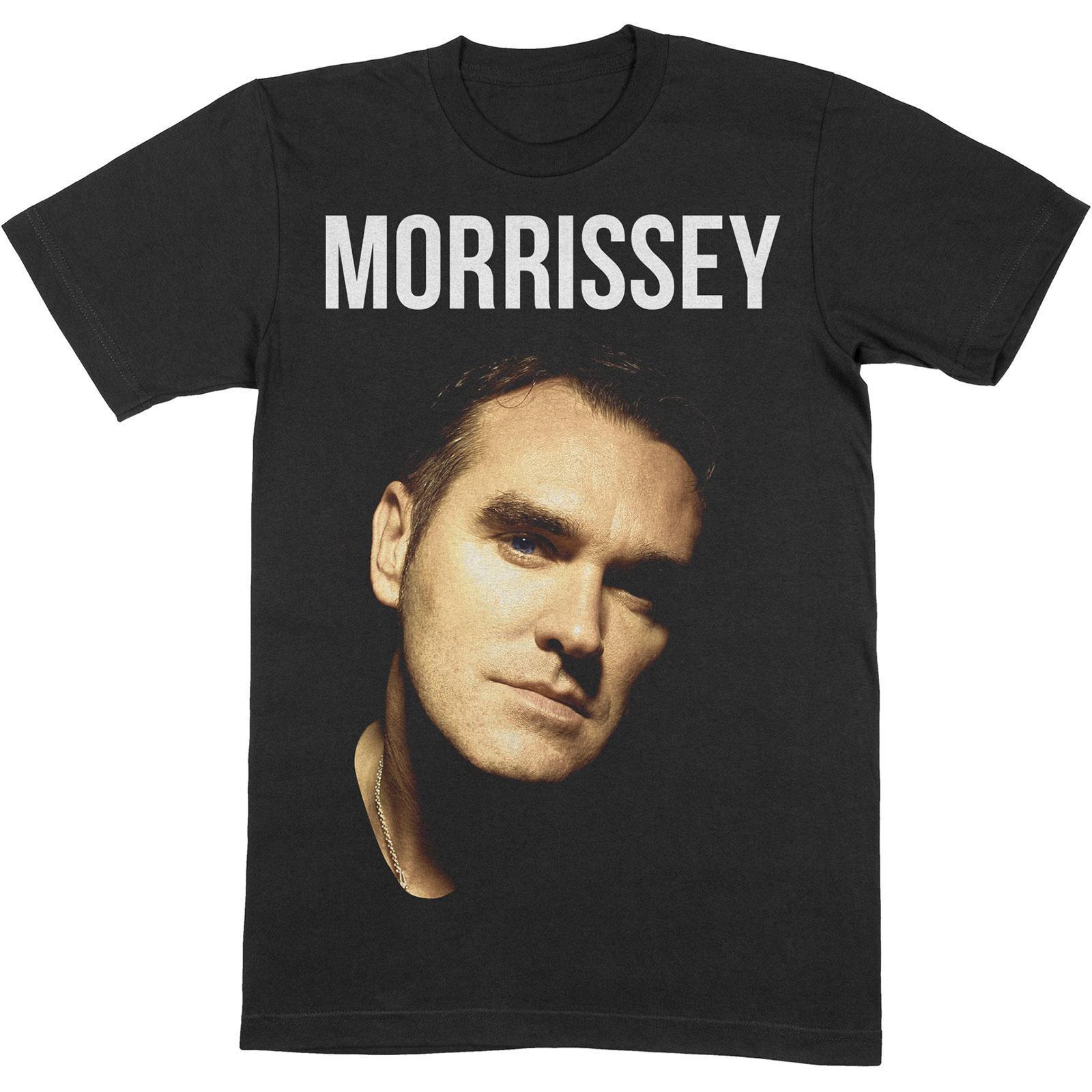 Morrissey Unisex Adult Photograph Cotton T-Shirt (Black) (L)