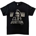 Cliff Burton Unisex Adult DOTD Cotton T-Shirt (Black) (L)