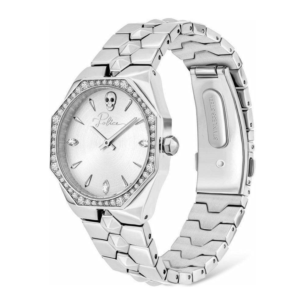 Police Ladies' Watch PL16038BS04M Quartz Silver 36mm Stainless Steel Wristwatch