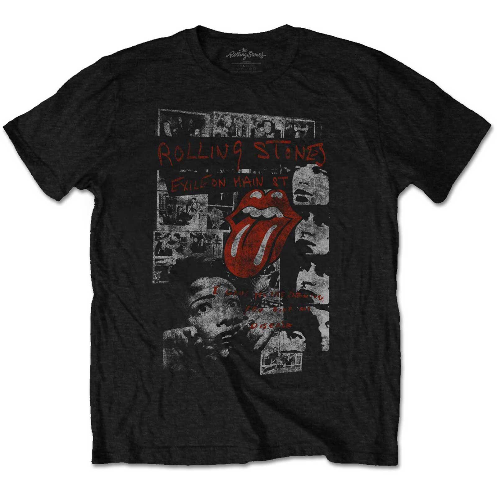 The Rolling Stones Unisex Adult Elite Faded Cotton T-Shirt (Black) (L)