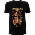 Bring Me The Horizon Unisex Adult Skull Muss T-Shirt (Black) (L)