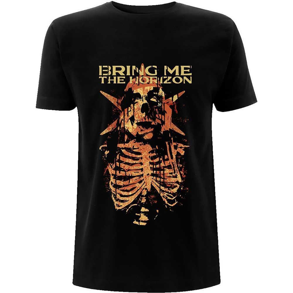 Bring Me The Horizon Unisex Adult Skull Muss T-Shirt (Black) (M)