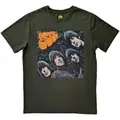 The Beatles Unisex Adult Rubber Soul Album T-Shirt (Green) (M)