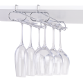 2 Slots Wine Glass Holder Wall Hanger Hanging Bar Storage Rack champagne