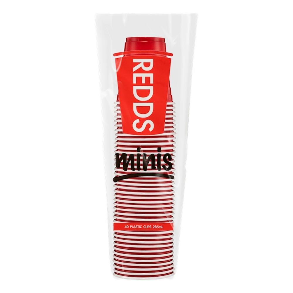 REDDS Mini Plastic Cups 285mL (40 Pack)