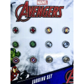 MARVEL Avengers Earring Studs 6 PACK Set (12 single)