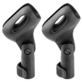 2PK Hercules Mic Holder Clip Adaptor Mount for 25mm-30mm Microphone Stand Black