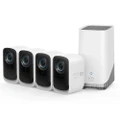 Eufy Security eufyCam 3C (S300) Wire-Free Security Camera Kit - 4 Pack (Homebase