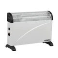 Lenoxx 2000W Convector Heater Small 53x20x39cm Portable/Lightweight White