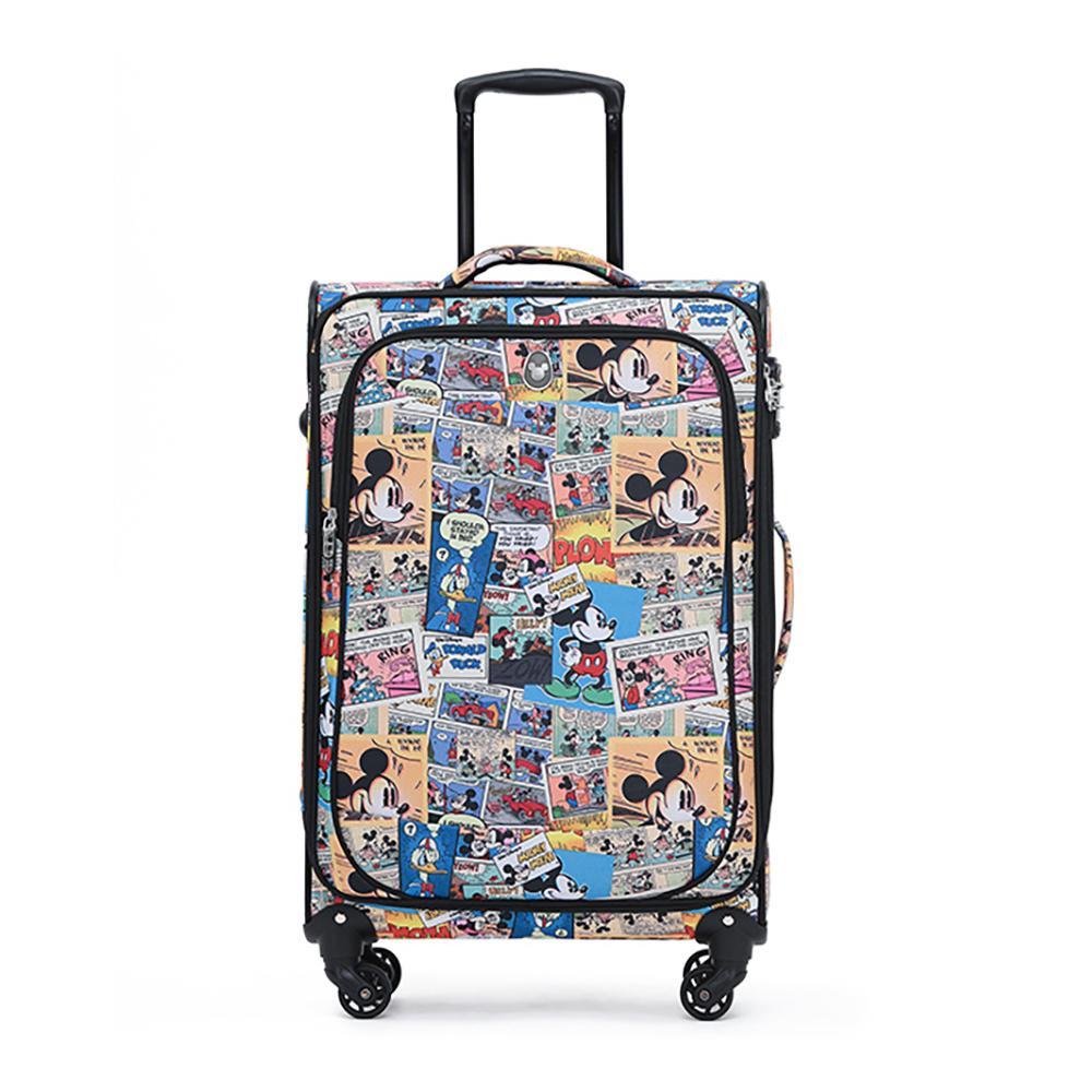 Disney 25in Trolley Checked Travel Luggage Suitcase 65x40x30cm Comic Character